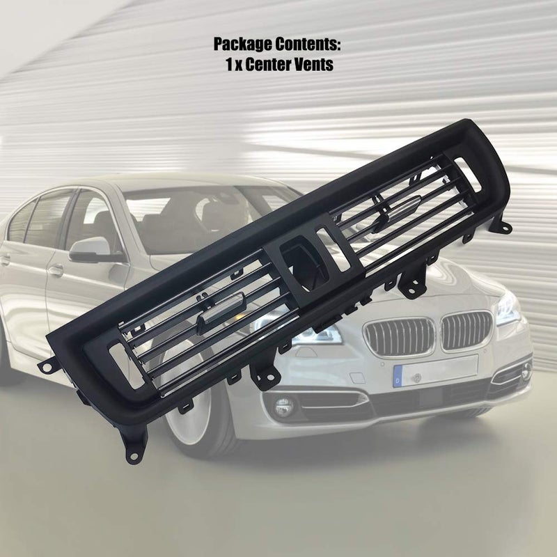 FEXON Front Air Grille AC Vent Replacement for BMW 5 Series Interior Central Dashboard Console Center Ventilation 520 523 525 528 530 535 550 F10 F18 2010-2016 - Image 3